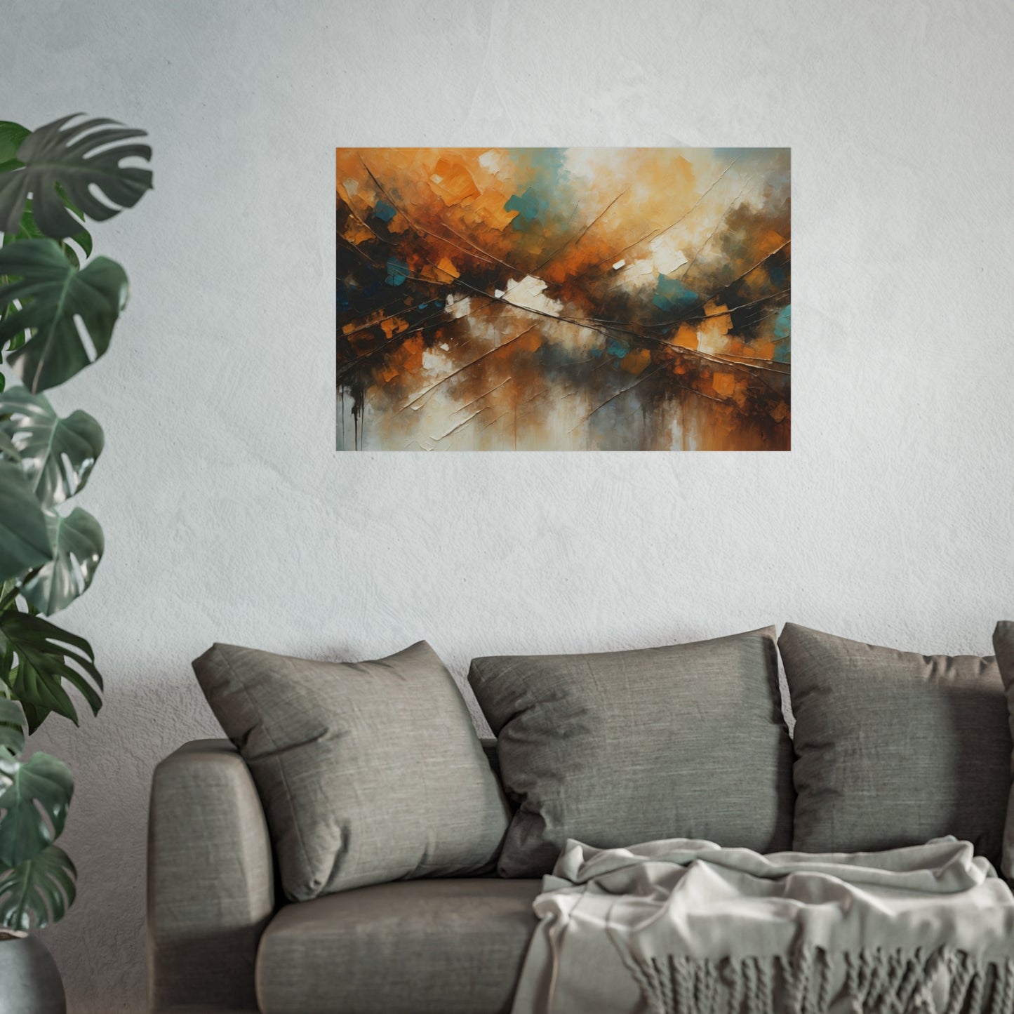 Elegant Abstract Fine Art Poster  #002 | Modern Home Décor for Art Lovers