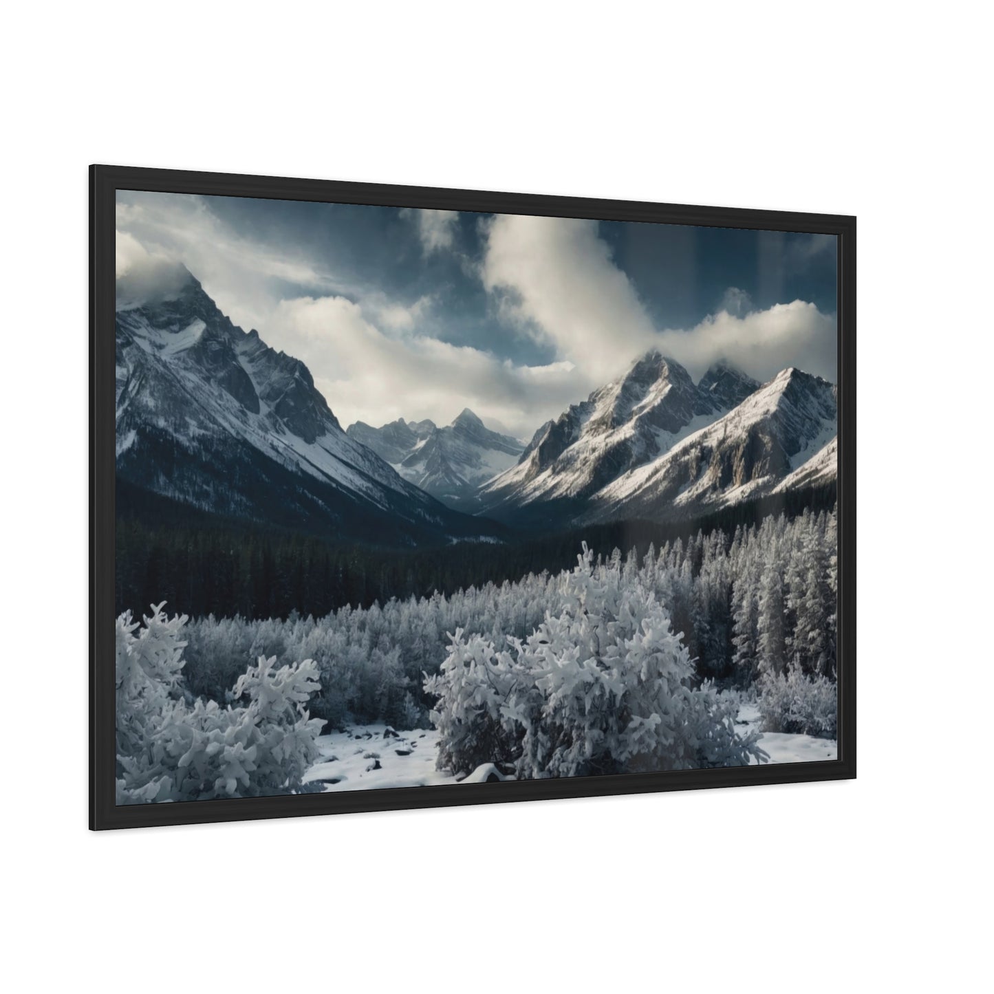 Mountain Landscape Framed Posters #019 | Modern Wall Art for Home or Office Decor