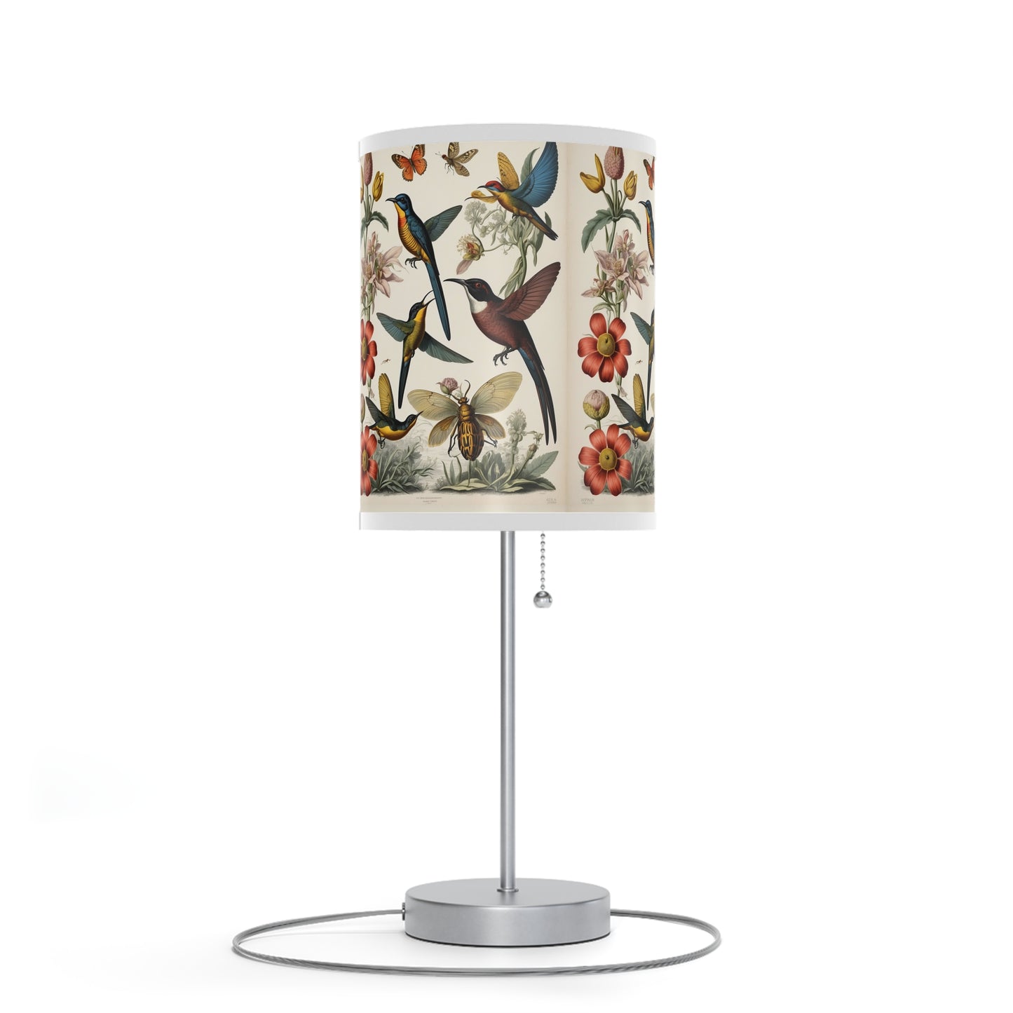 Vintage Botanical Table Lamp with US|CA Plug