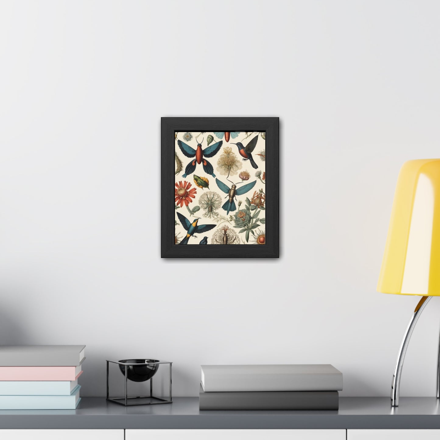 Botanical Bird Framed Posters | 001 | Modern Wall Art for Home or Office Decor