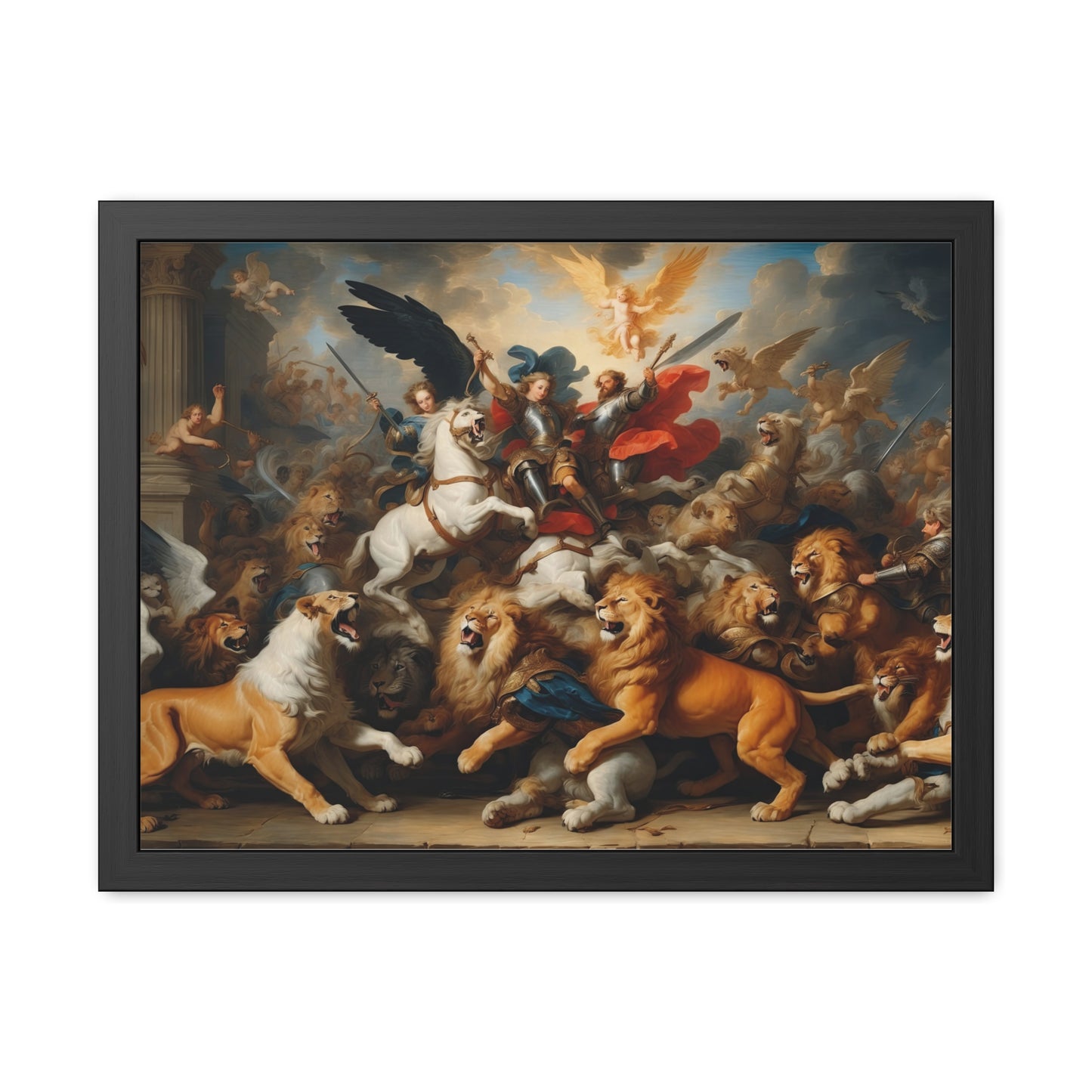 Rubens Style Framed Posters Classical 18th Century Fine Art  | #001 -Modern Wall Art for Home or Office Decor