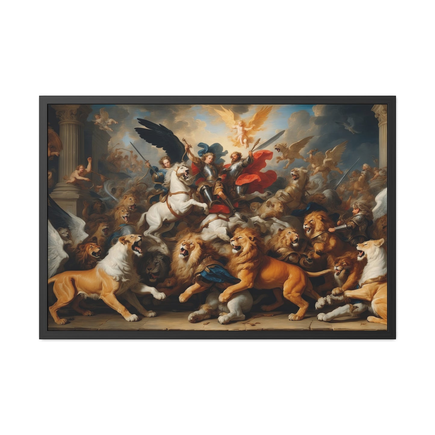 Rubens Style Framed Posters Classical 18th Century Fine Art  | #001 -Modern Wall Art for Home or Office Decor