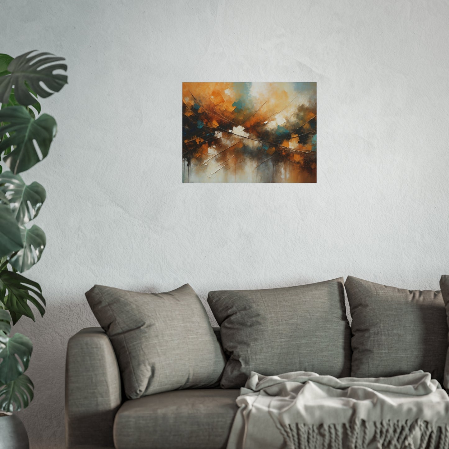 Elegant Abstract Fine Art Poster  #002 | Modern Home Décor for Art Lovers