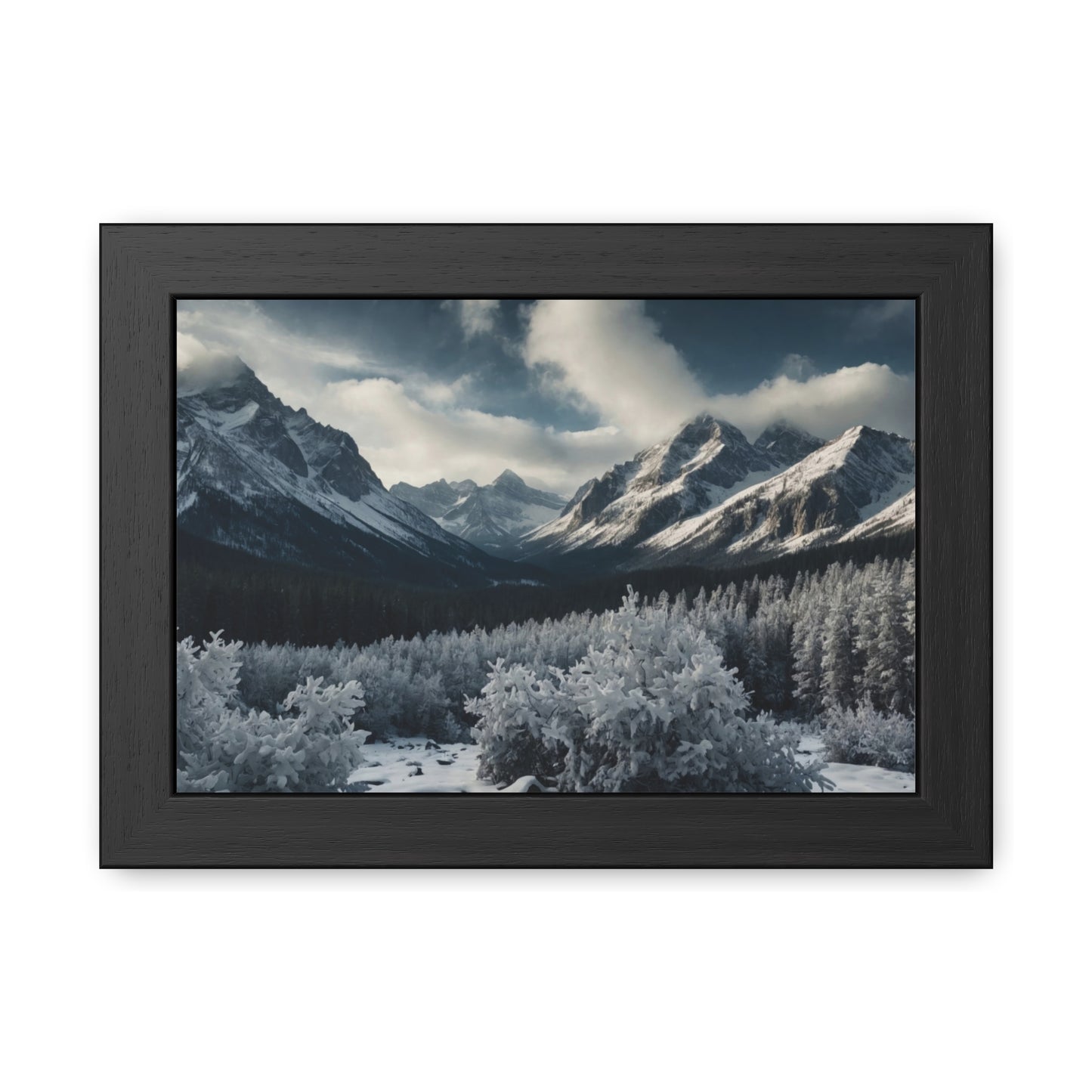 Mountain Landscape Framed Posters #019 | Modern Wall Art for Home or Office Decor