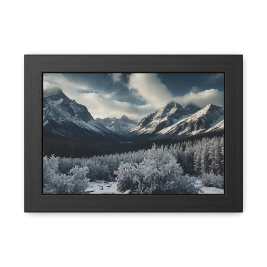 Mountain Landscape Framed Posters #019 | Modern Wall Art for Home or Office Decor