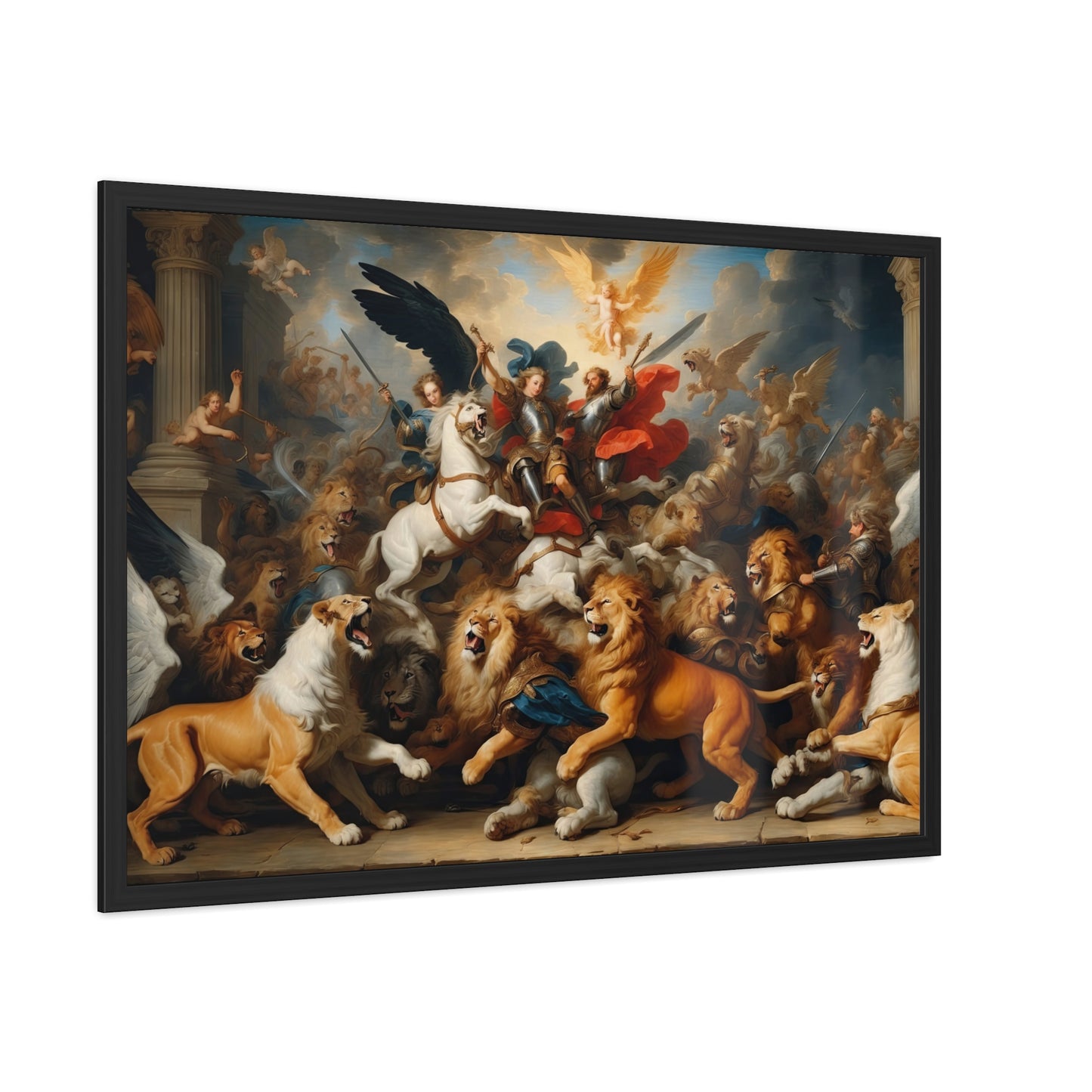 Rubens Style Framed Posters Classical 18th Century Fine Art  | #001 -Modern Wall Art for Home or Office Decor