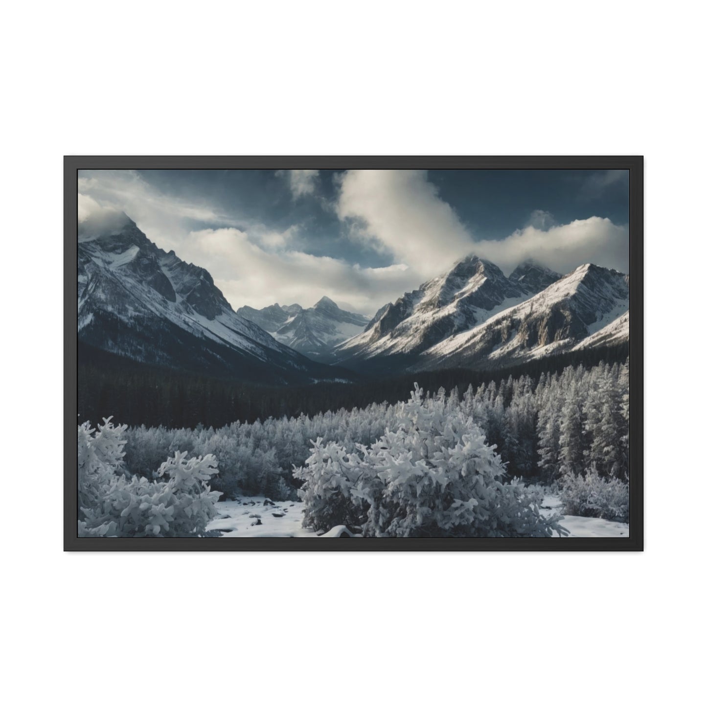 Mountain Landscape Framed Posters #019 | Modern Wall Art for Home or Office Decor