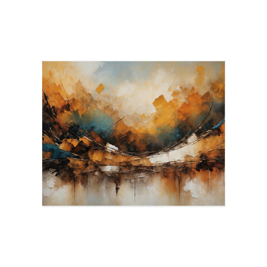 Elegant Abstract Fine Art Poster | Modern Home Décor for Art Lovers