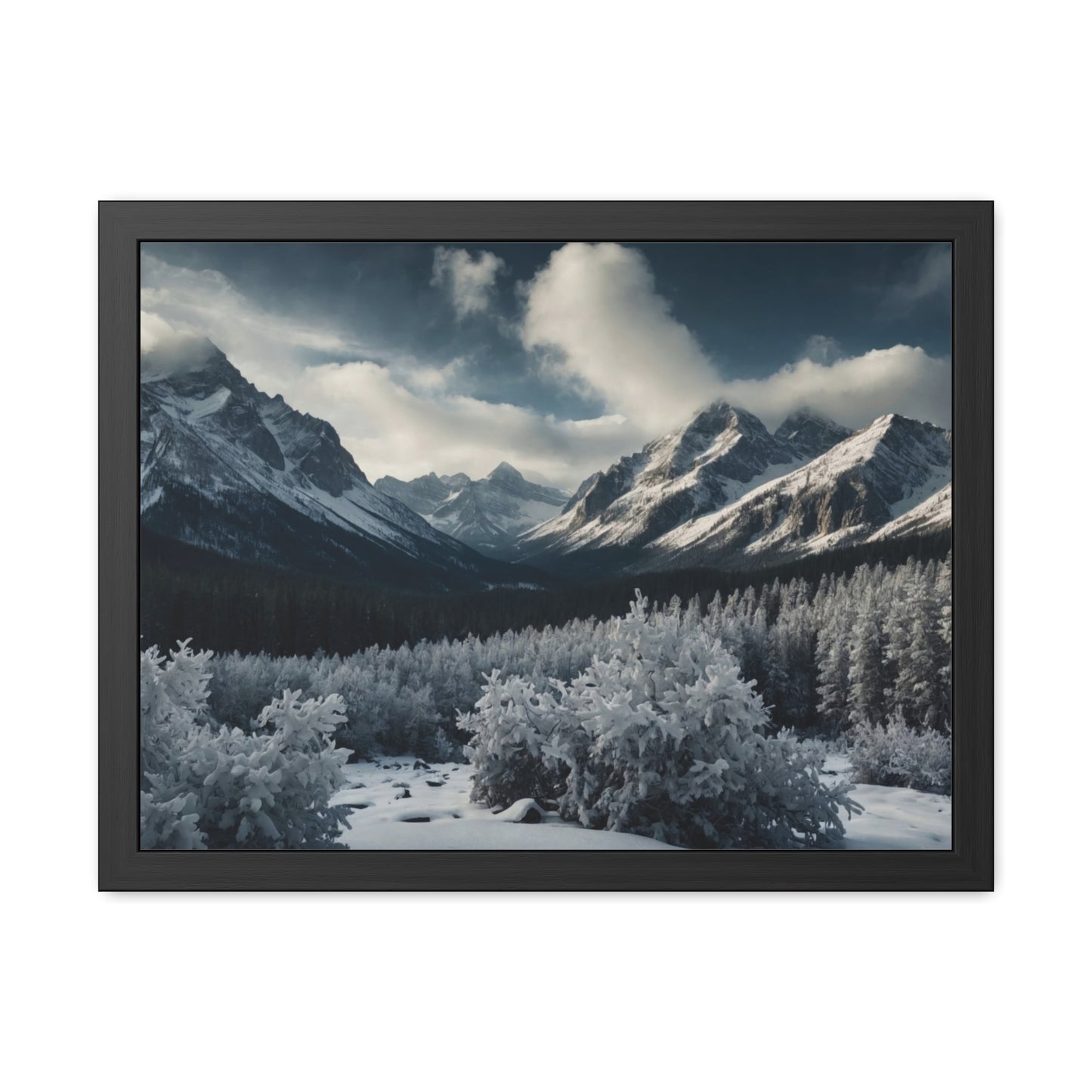 Mountain Landscape Framed Posters #019 | Modern Wall Art for Home or Office Decor