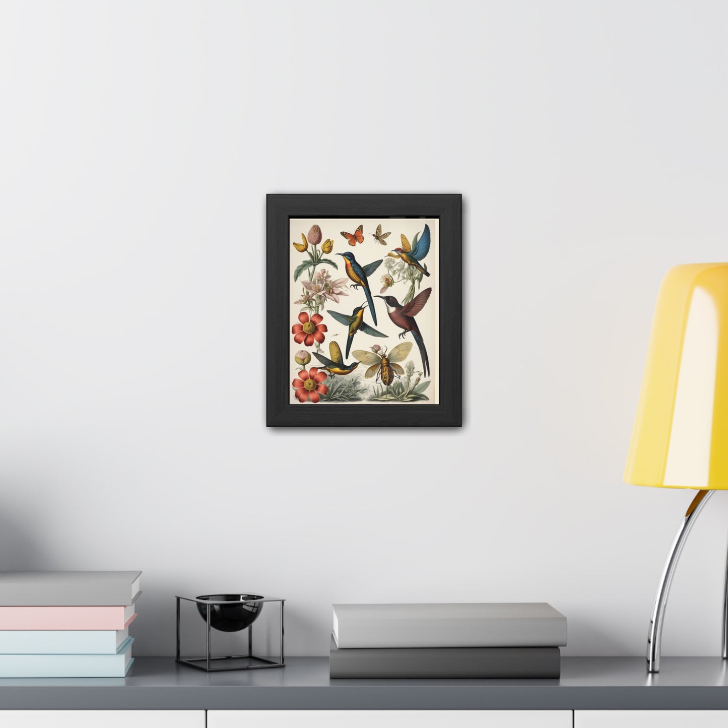 Botanical Bird Framed Posters | 002 | Modern Wall Art for Home or Office Decor