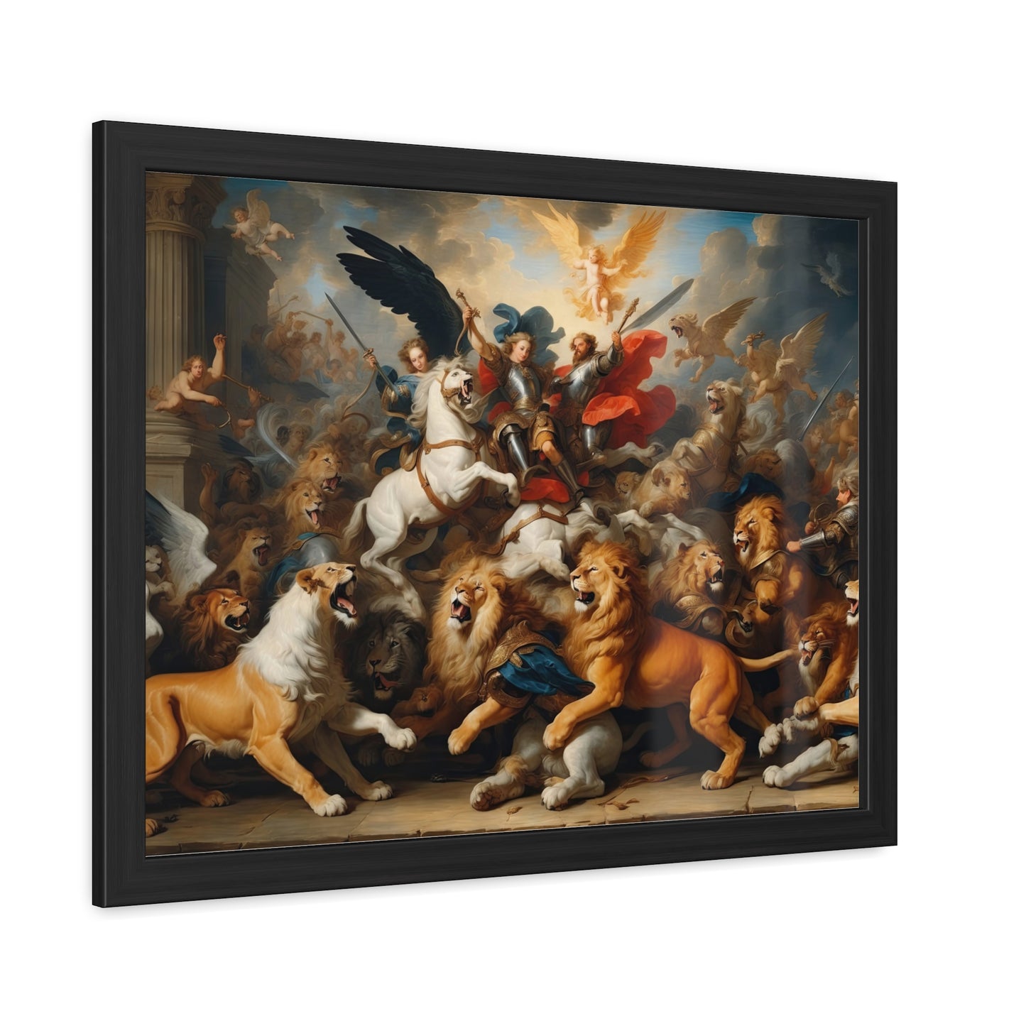 Rubens Style Framed Posters Classical 18th Century Fine Art  | #001 -Modern Wall Art for Home or Office Decor