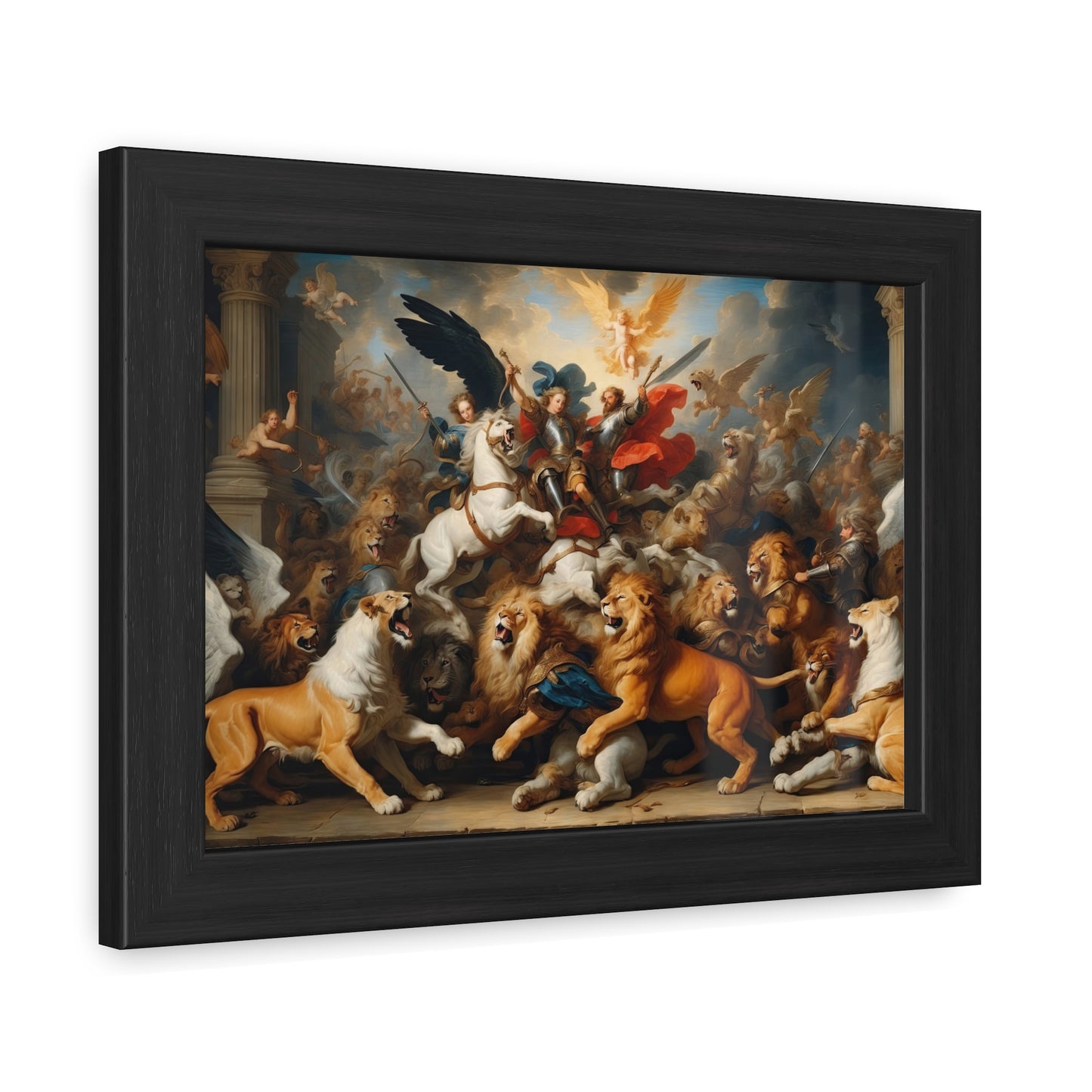 Rubens Style Framed Posters Classical 18th Century Fine Art  | #001 -Modern Wall Art for Home or Office Decor