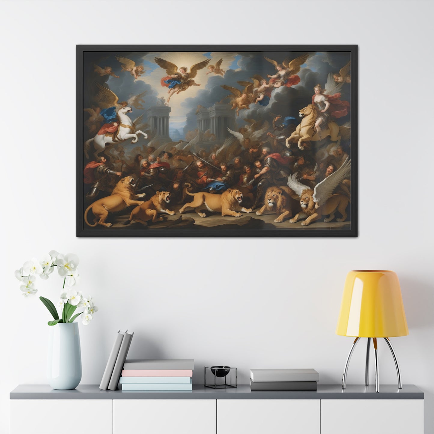 Rubens Style Framed Posters Classical 18th Century Fine Art  | #002 -Modern Wall Art for Home or Office Decor