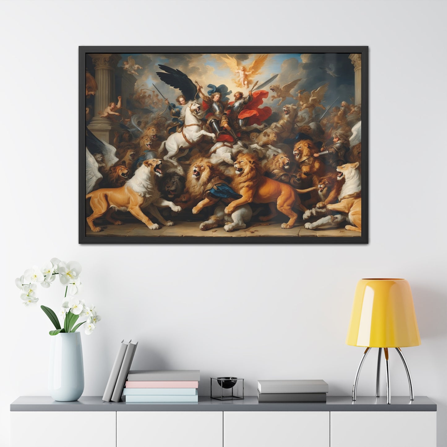 Rubens Style Framed Posters Classical 18th Century Fine Art  | #001 -Modern Wall Art for Home or Office Decor