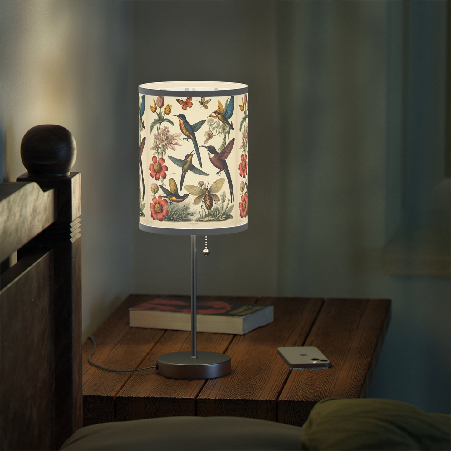 Vintage Botanical Table Lamp with US|CA Plug