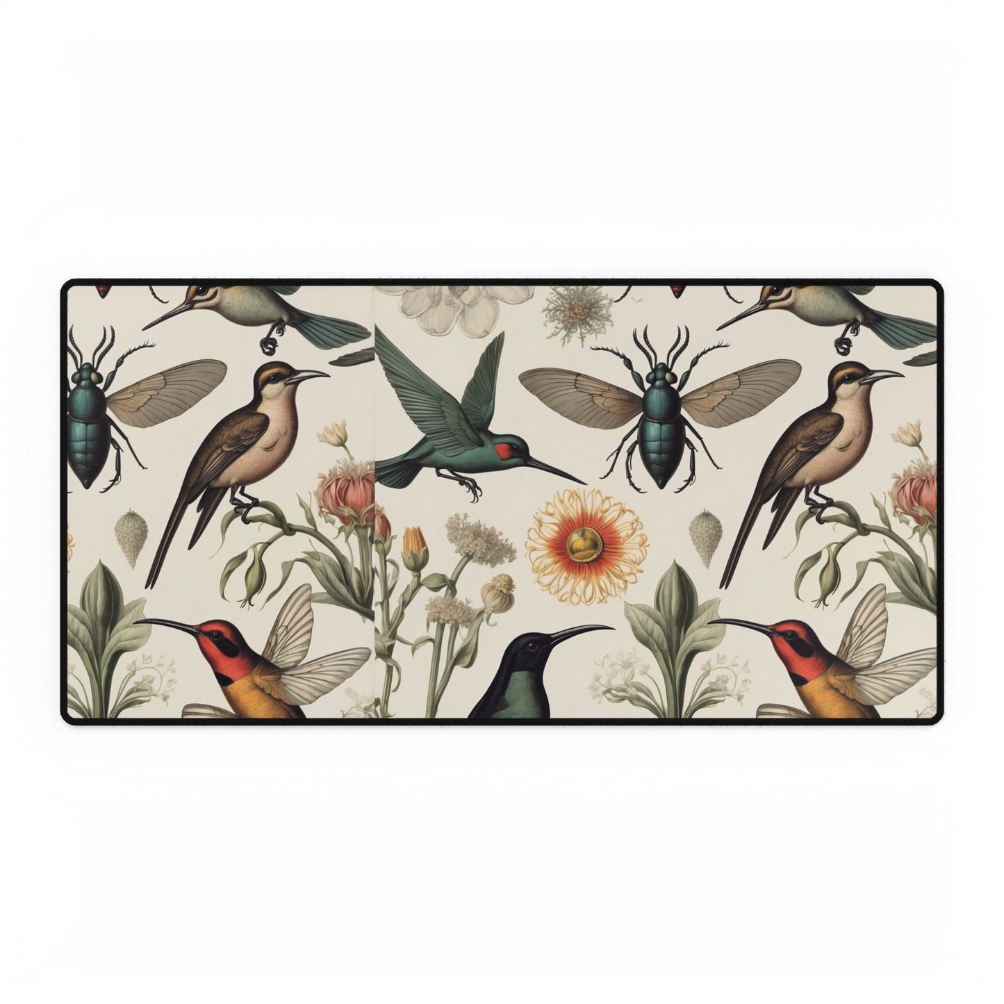 Vintage Botanical Desk Mat for Nature Lovers