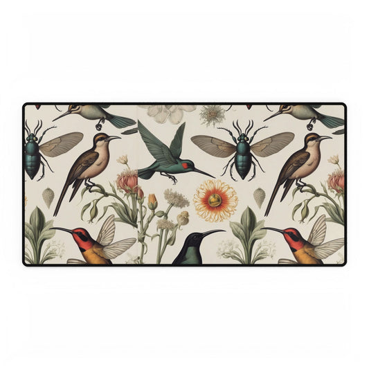 Vintage Botanical Desk Mat for Nature Lovers