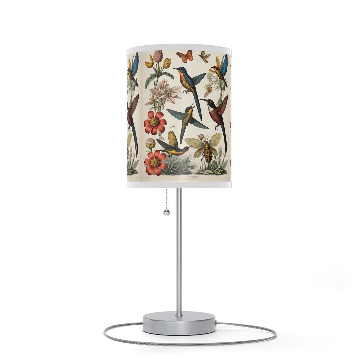 Vintage Botanical Table Lamp with US|CA Plug