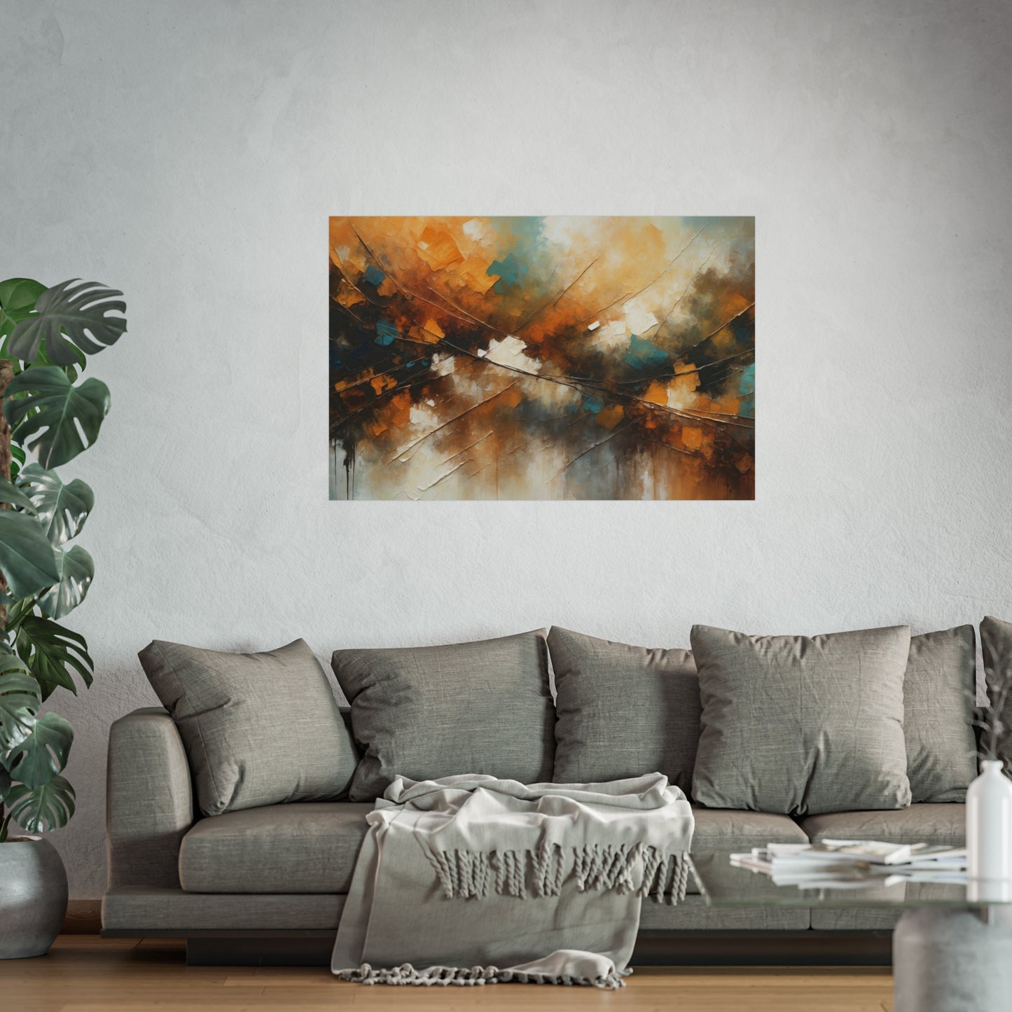 Elegant Abstract Fine Art Poster  #002 | Modern Home Décor for Art Lovers